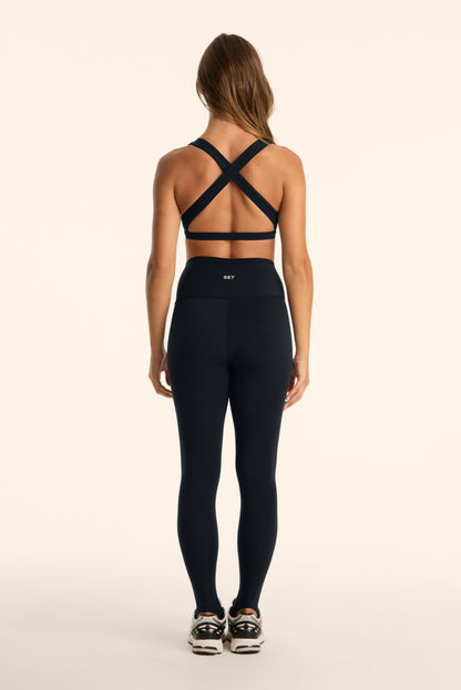 BREATHE 1.0 PARKE STIRRUP LEGGINGS - ONYX SET ACTIVE