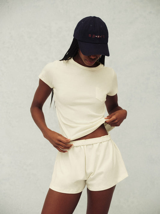 HEAVY COTTON EASY SHORTS - HAVEN SET ACTIVE