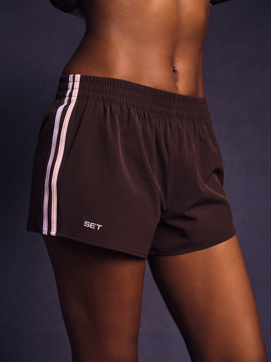 NYLON TRACK SHORTS - SWIRL SET ACTIVE