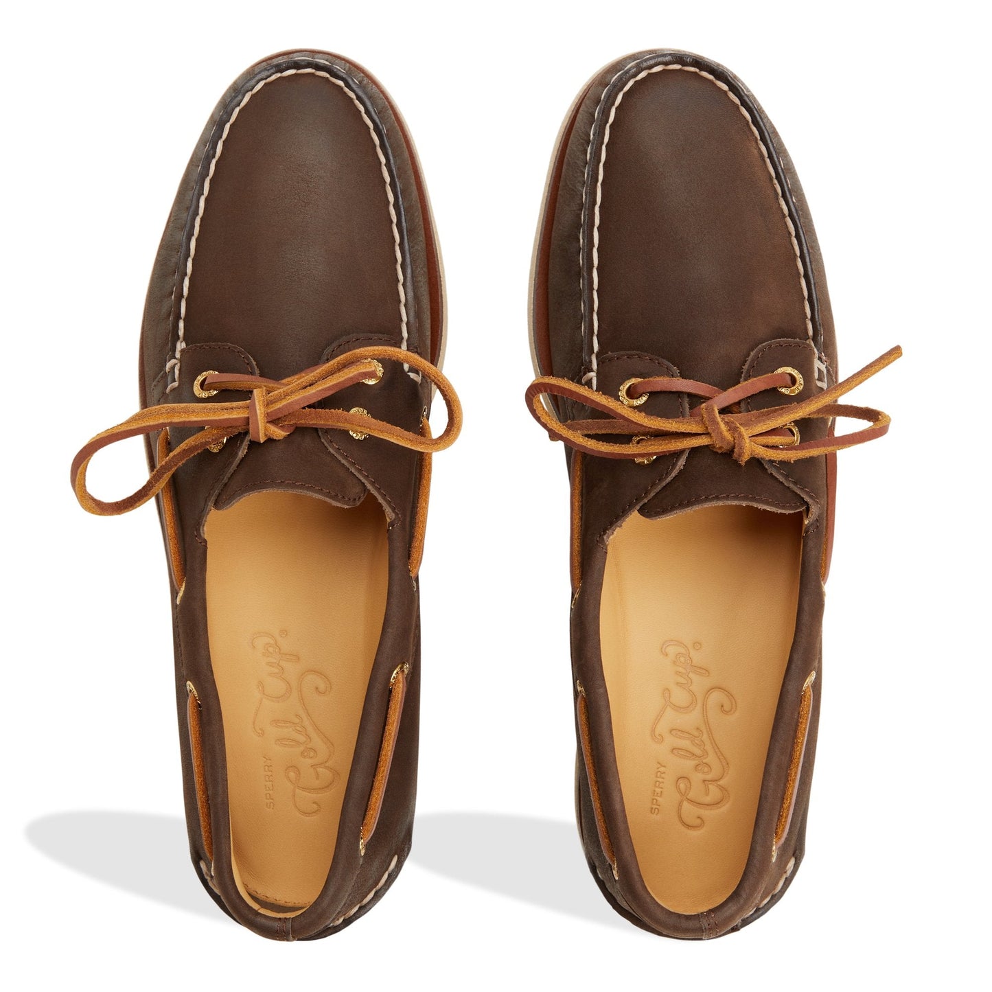 Sperry Gold Cup Authentic Original 2-Eye Boat Shoe Brown