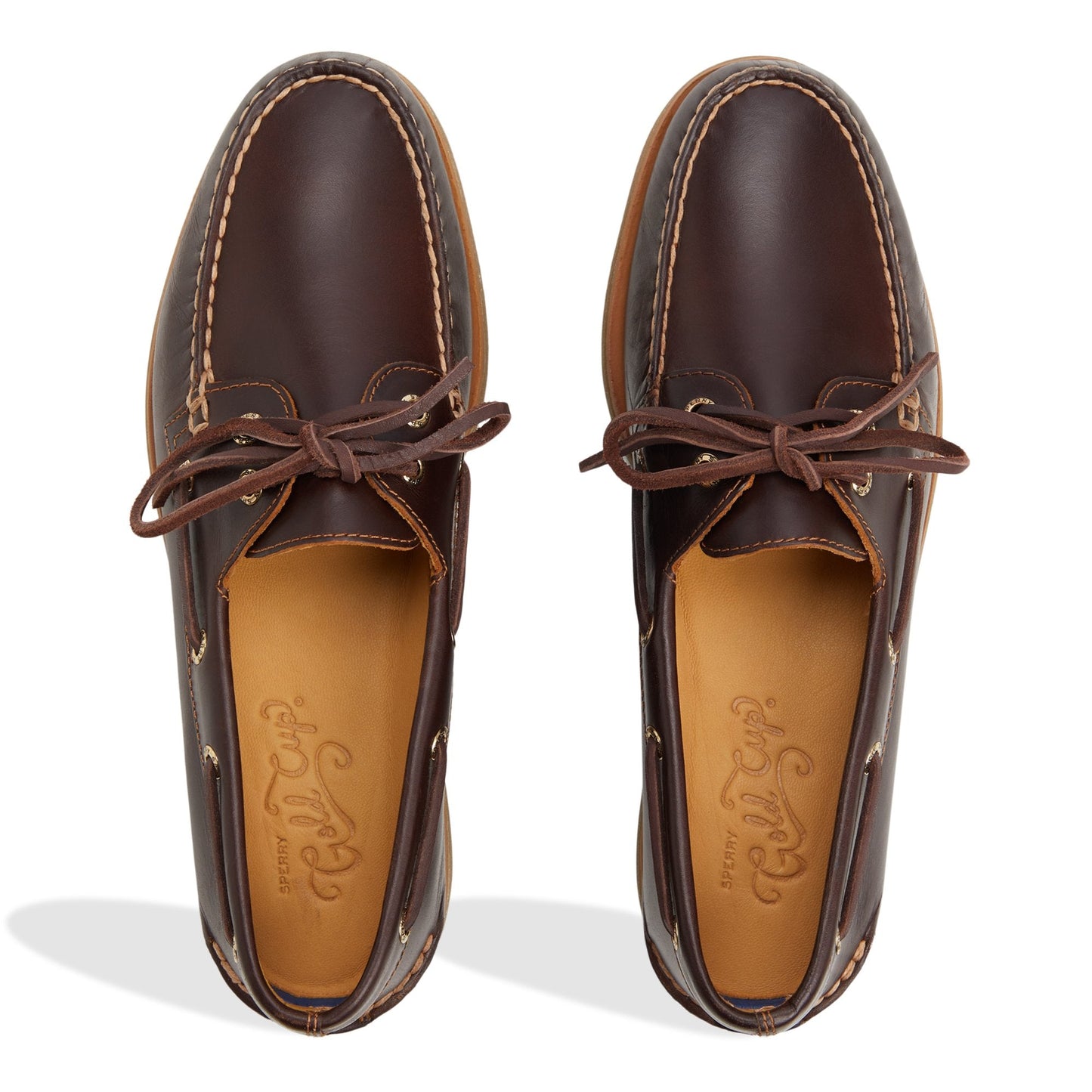 Sperry Gold Cup Authentic Original 2-Eye Boat Shoe Brown