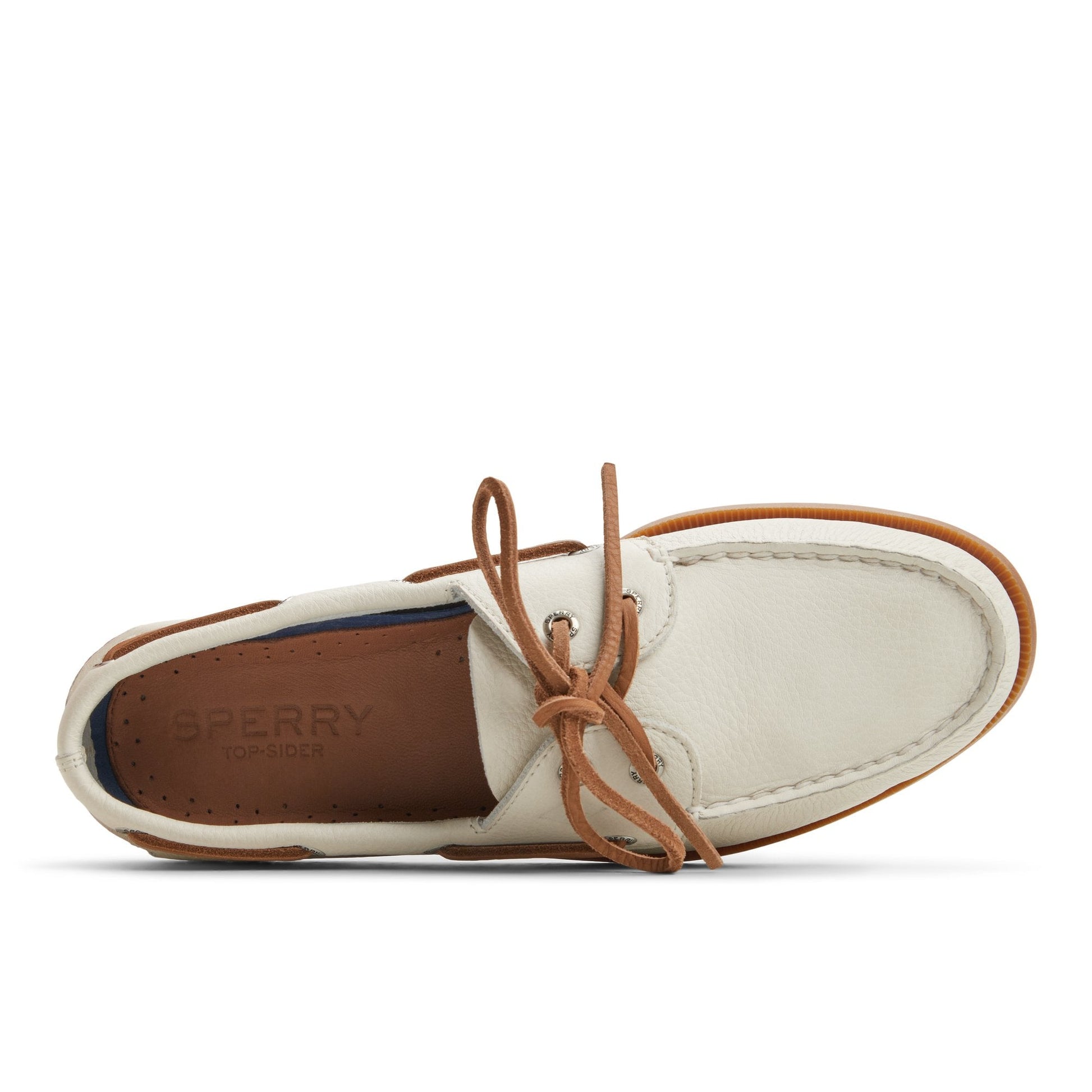 Sperry Authentic Original 2-Eye Boat Shoe Open white