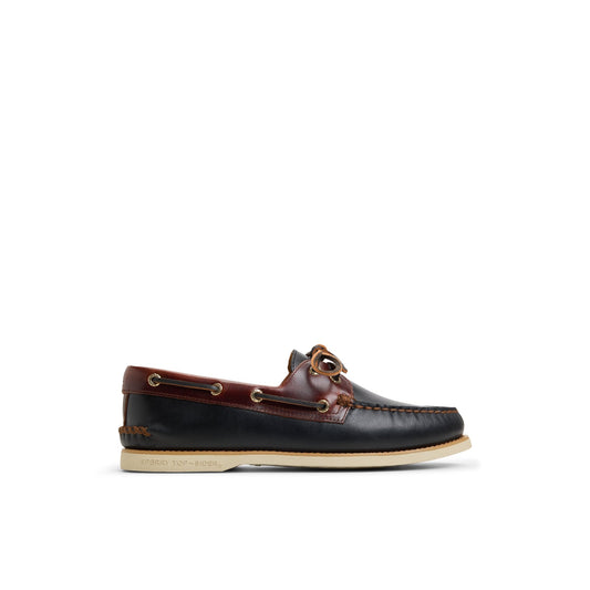 Sperry Gold Cup Authentic Original 2-Eye Boat Shoe Black combo
