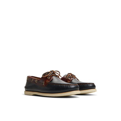 Sperry Gold Cup Authentic Original 2-Eye Boat Shoe Black combo