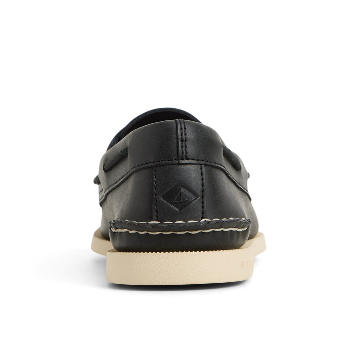 Sperry Authentic Original 2-Eye Cross Lace Boat Shoe Black