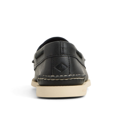Sperry Authentic Original 2-Eye Cross Lace Boat Shoe Black