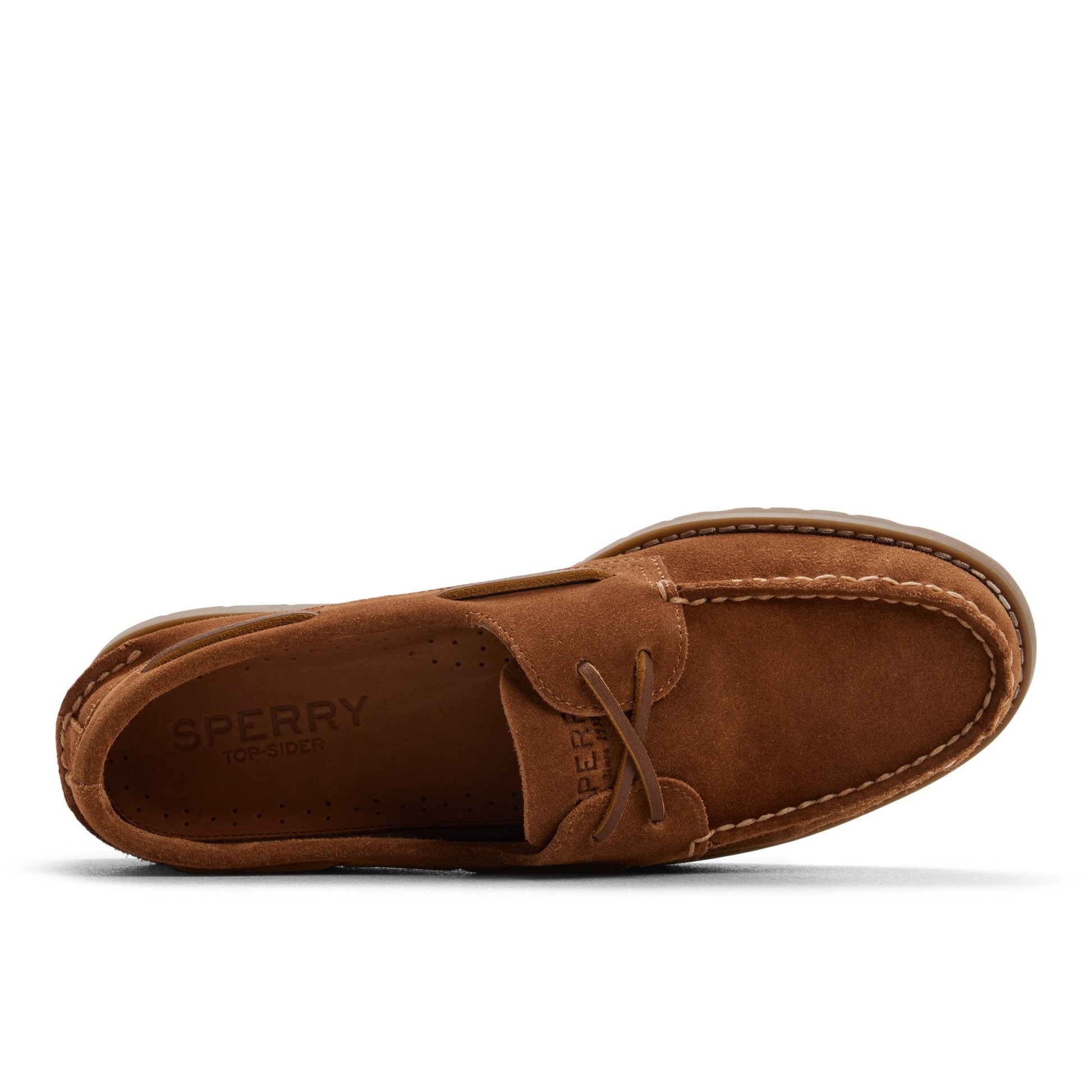 Sperry Authentic Original 2-Eye Ripple Lug Boat Shoe Dark brown