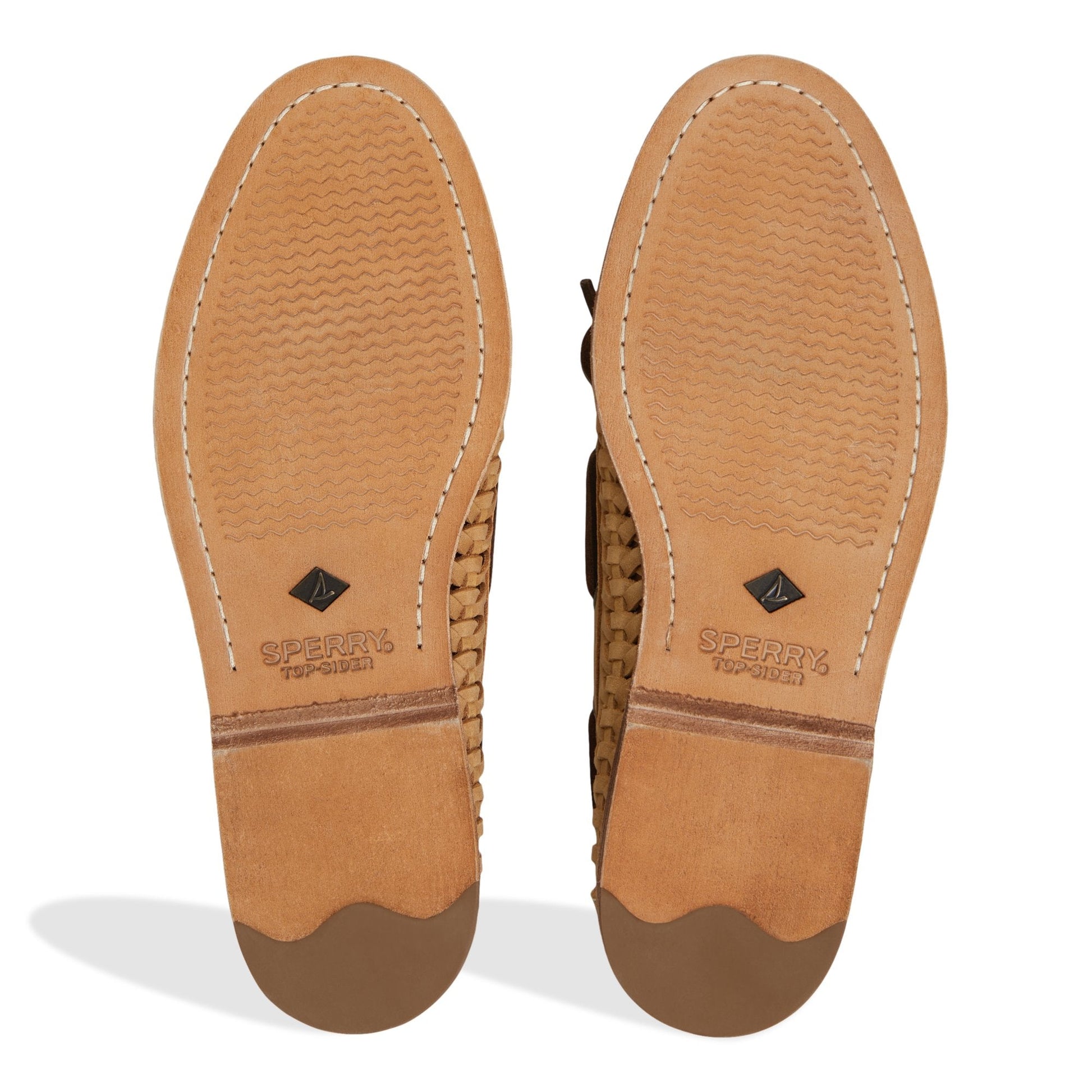 Sperry Gold Cup Authentic Original 2-Eye Woven Boat Shoe Tan