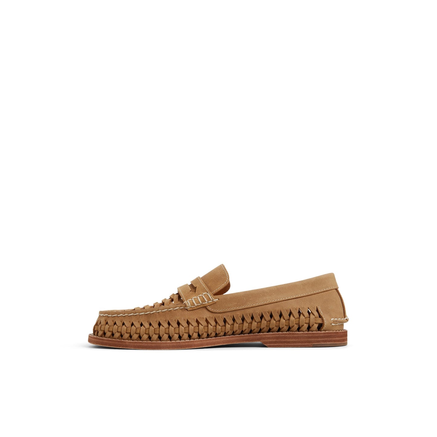 Sperry Gold Cup Woven Penny Loafer Tan