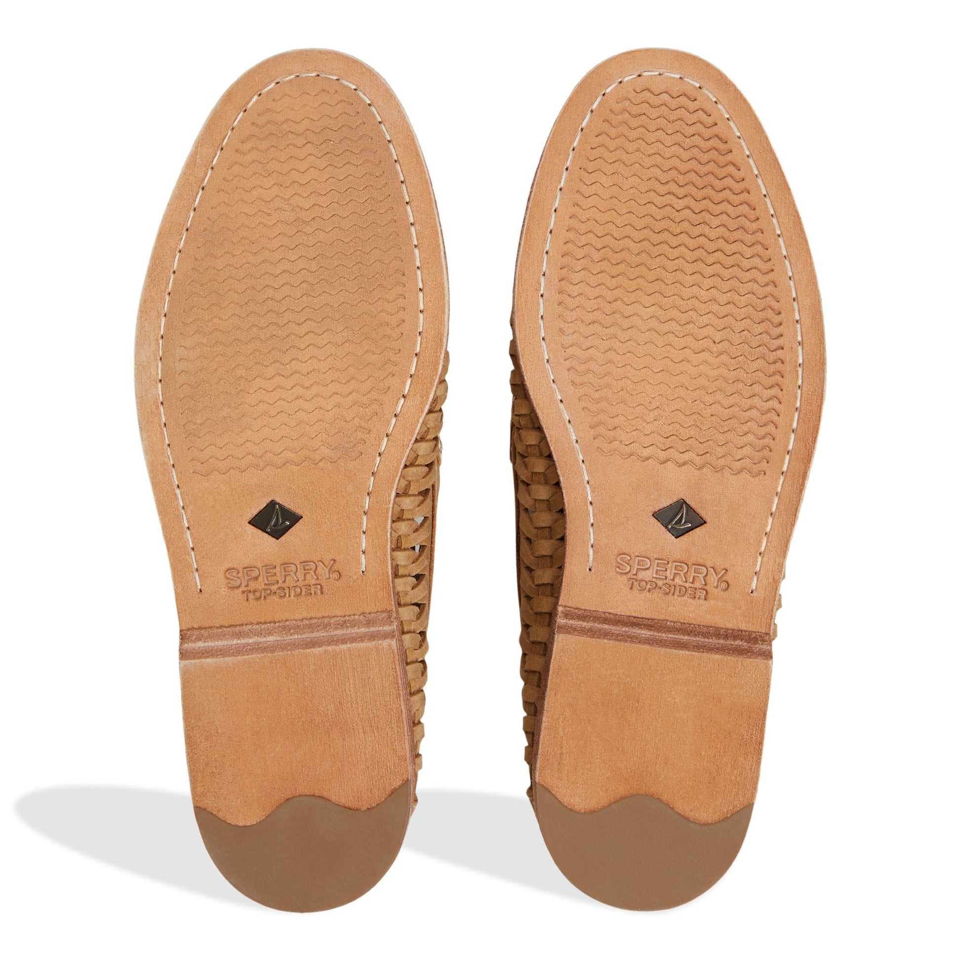 Sperry Gold Cup Woven Penny Loafer Tan