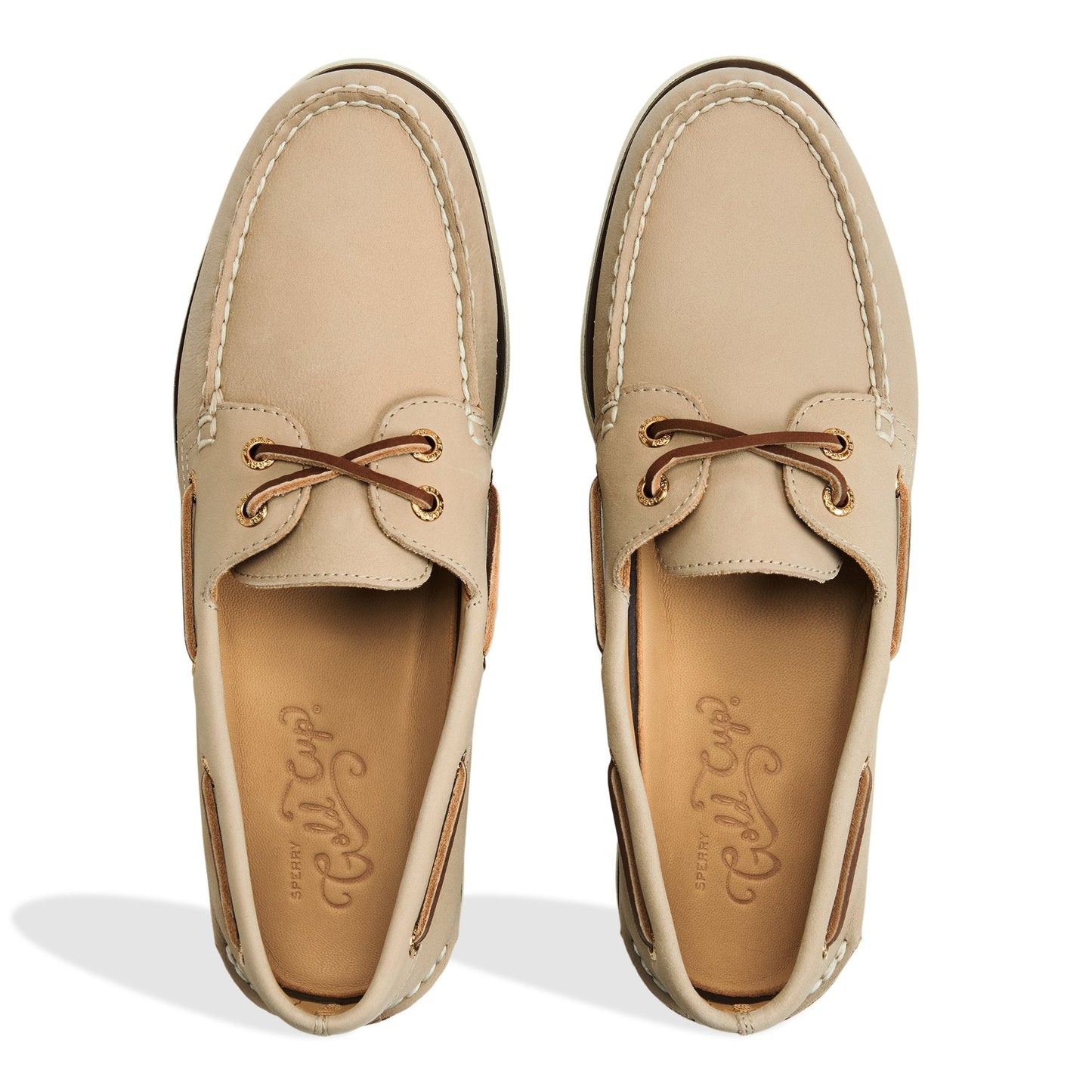 Sperry Gold Cup Authentic Original 2-Eye Boat Shoe Ivory