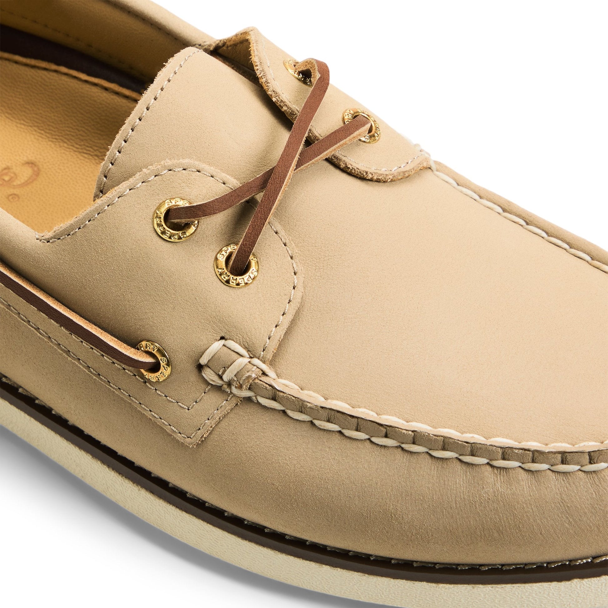 Sperry Gold Cup Authentic Original 2-Eye Boat Shoe Ivory