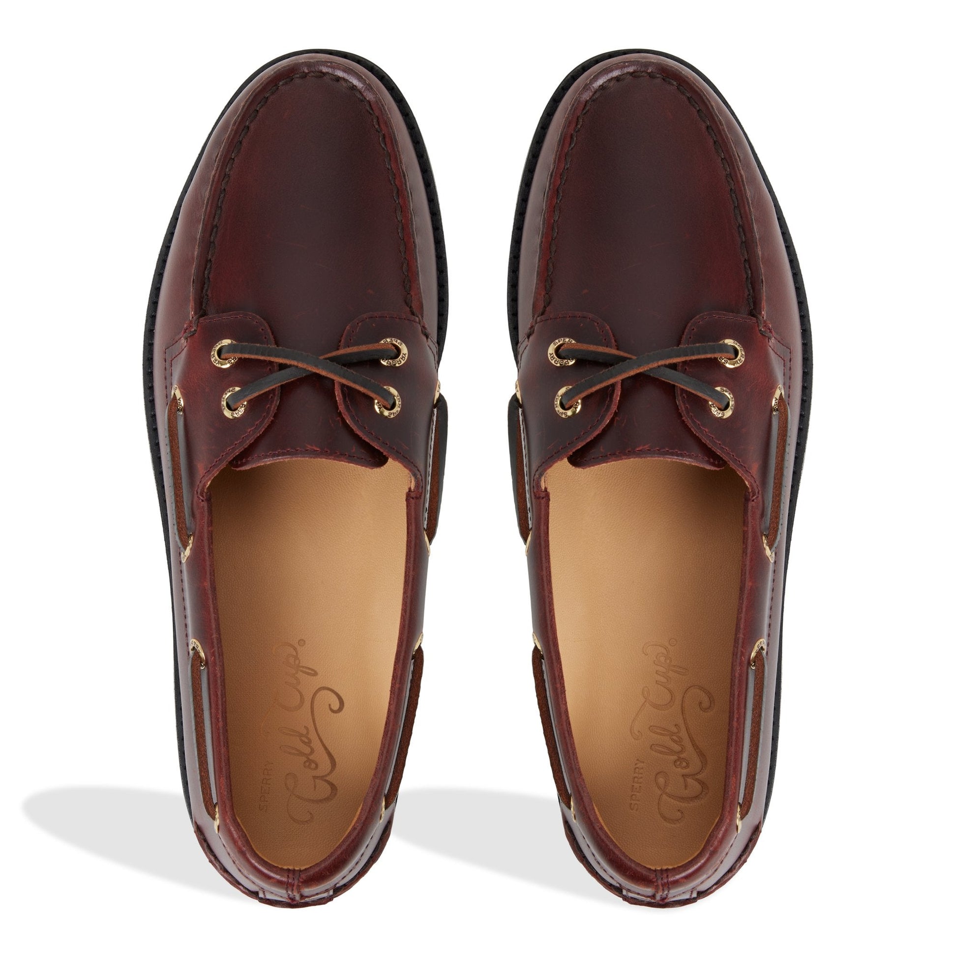 Sperry Prescott Gold Cup Boat Shoe Bordo