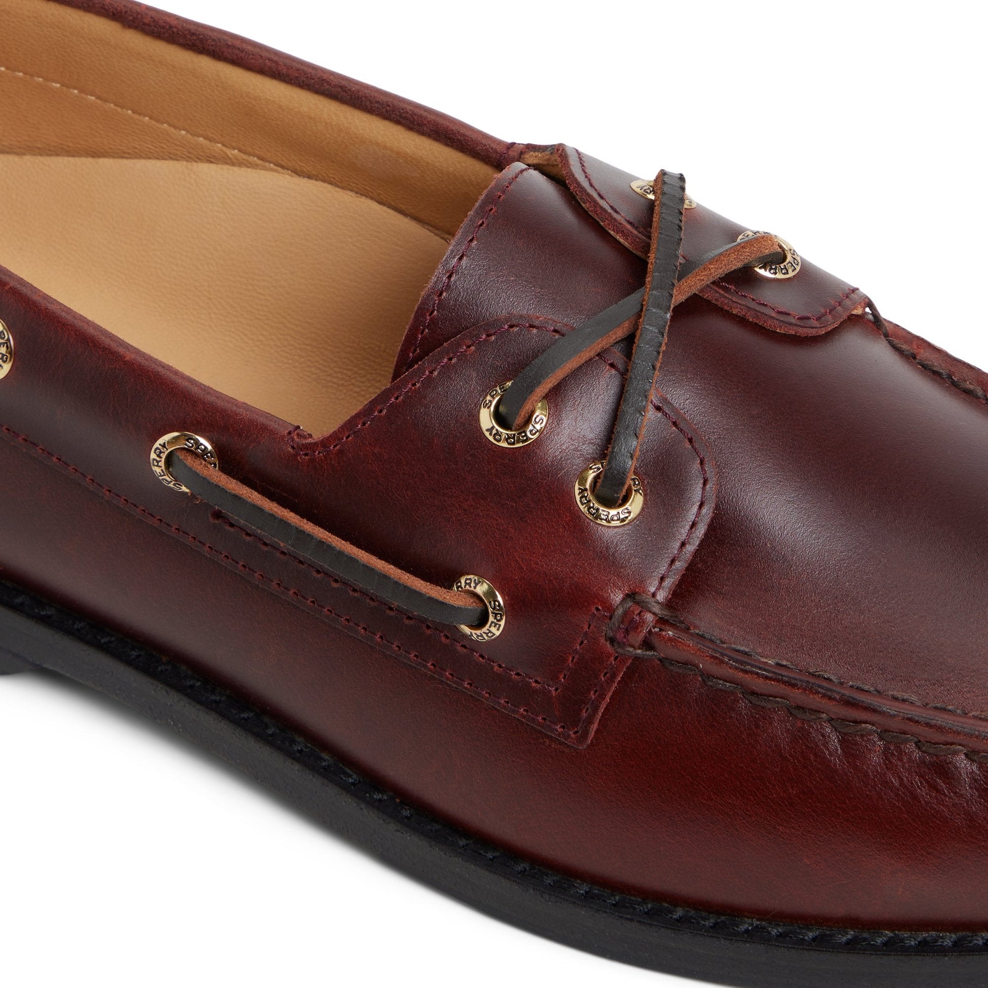 Sperry Prescott Gold Cup Boat Shoe Bordo