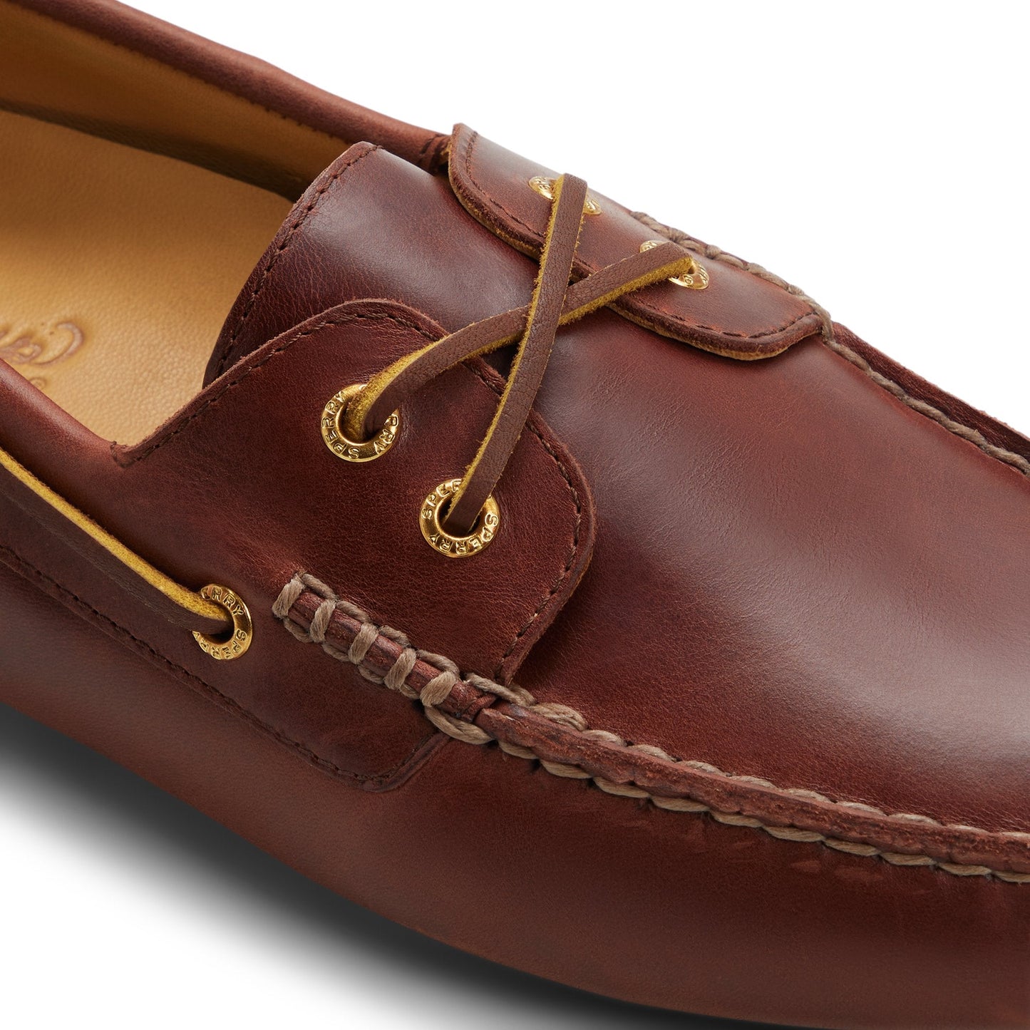 Sperry Gold Cup Harpswell 2-Eye Driver Dark red