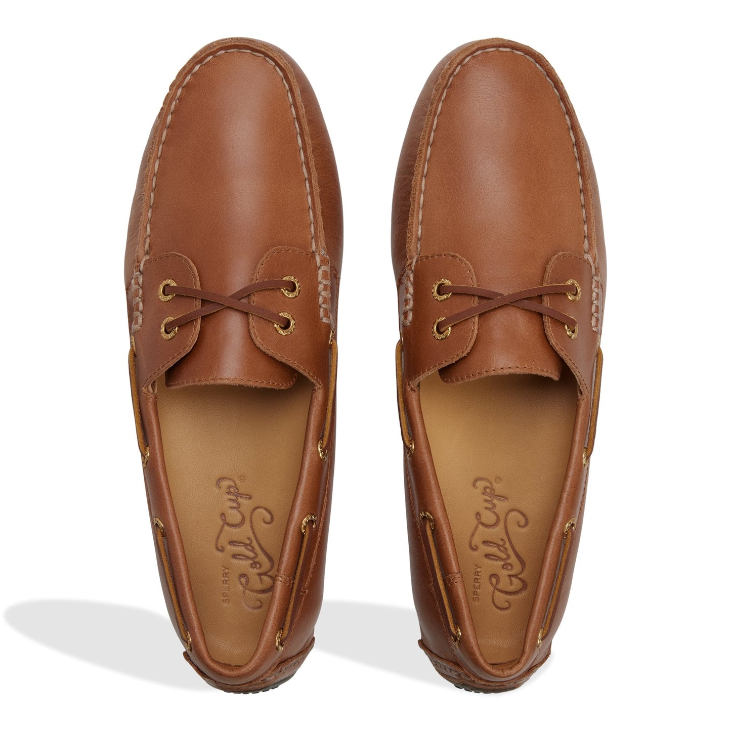 Sperry Gold Cup Harpswell 2-Eye Driver Tan
