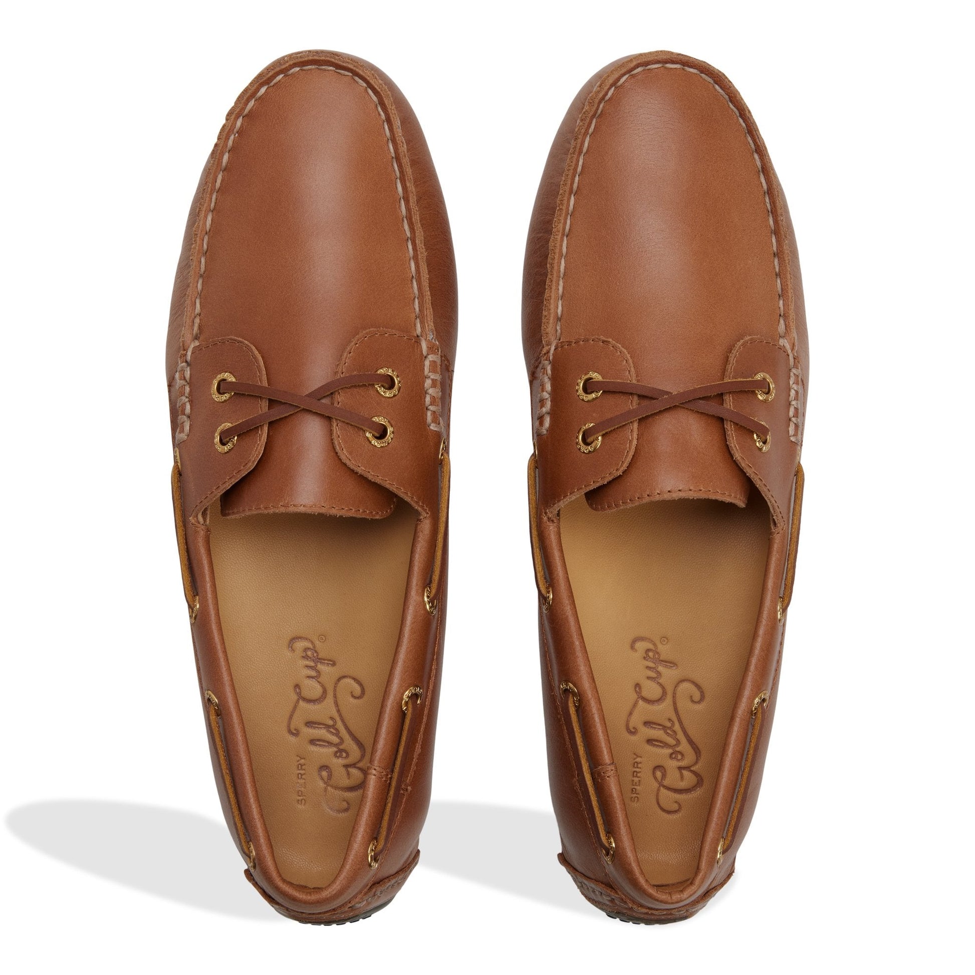 Sperry Gold Cup Harpswell 2-Eye Driver Tan