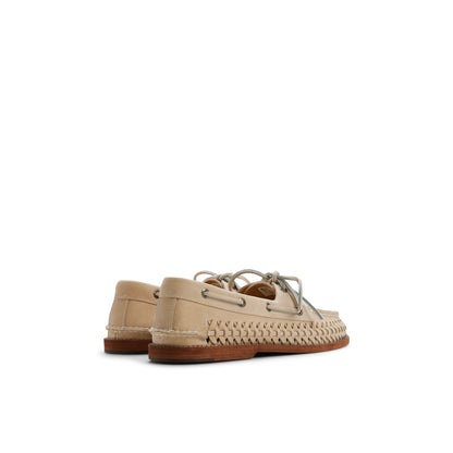 Sperry Gold Cup Authentic Original 2-Eye Woven Light beige