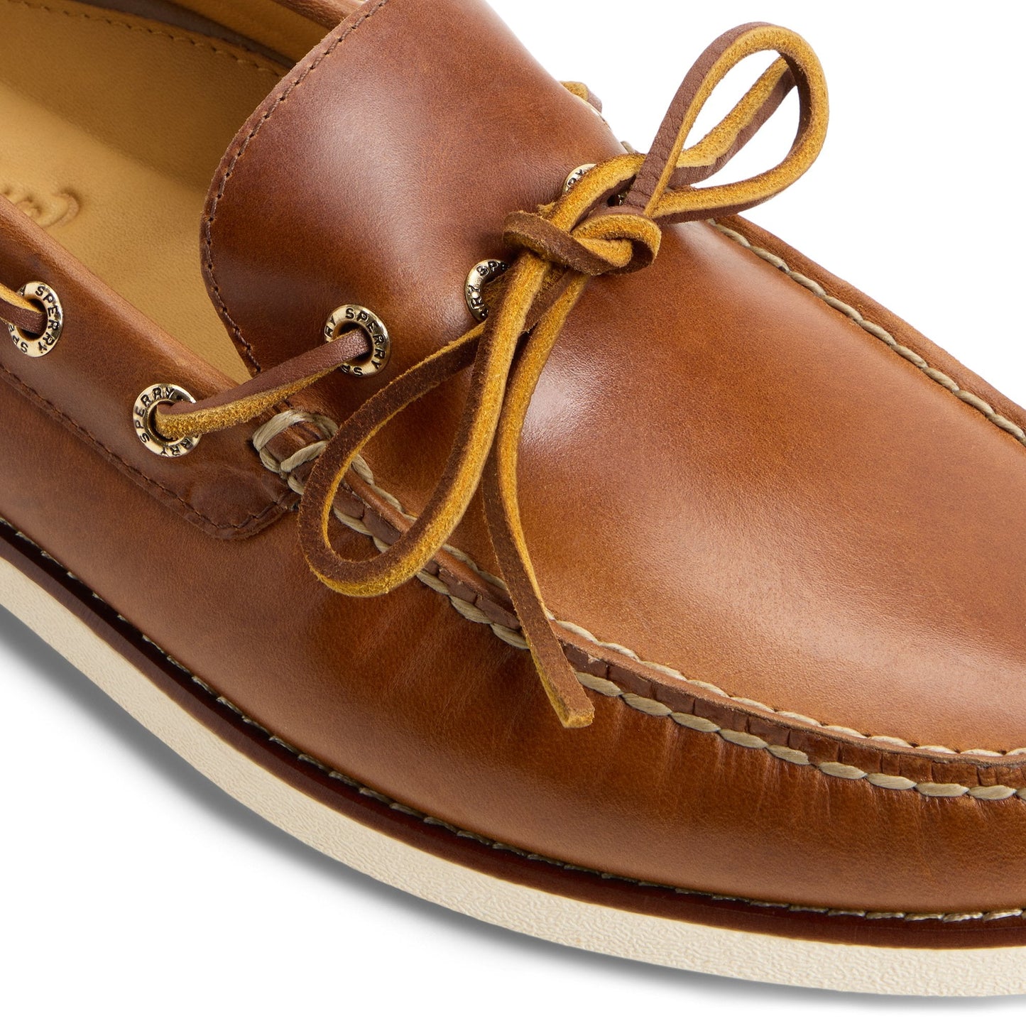 Sperry Gold Cup Authentic Original 2-Eye Boat Shoe Open tan