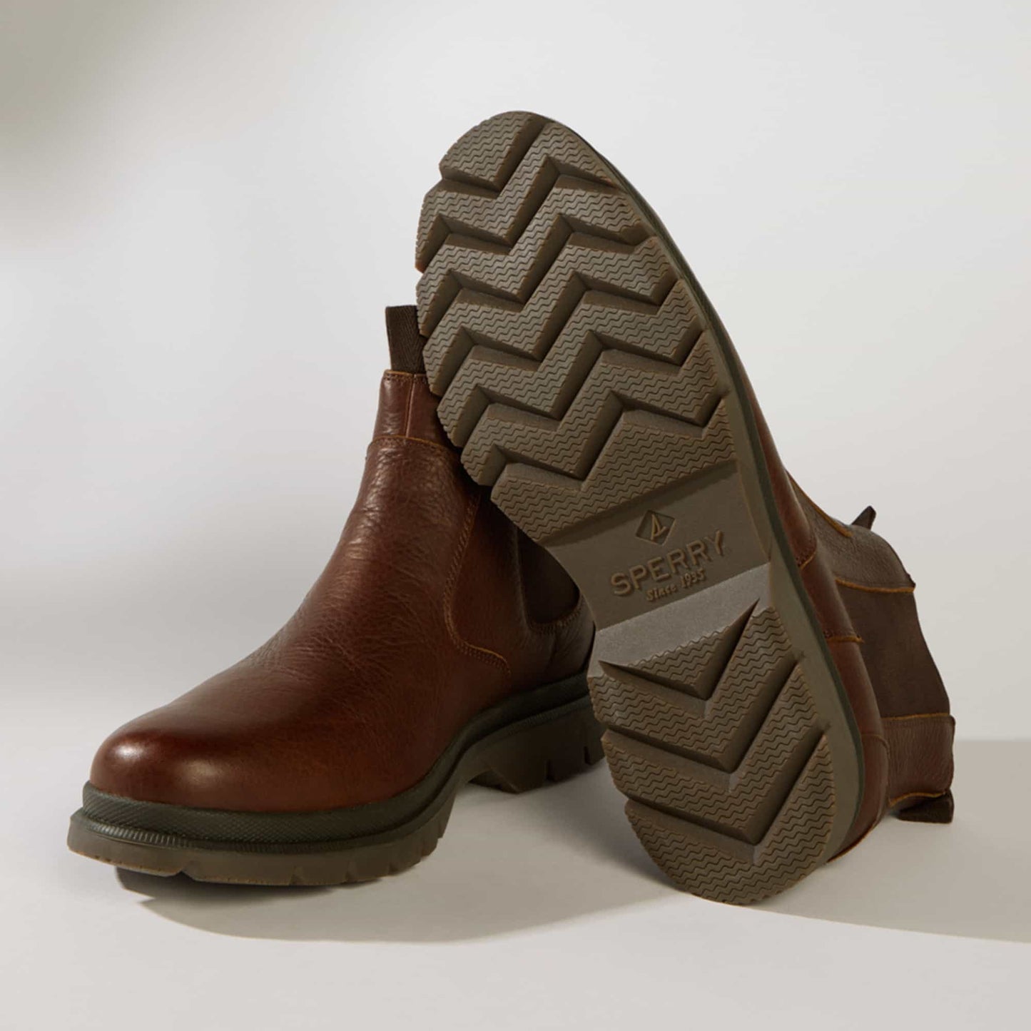Sperry Fenway Pull-on Chelsea Boots Brown