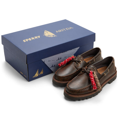 Sperry Sperry x Aritzia Authentic Original 2 Eye Lug Dark brown