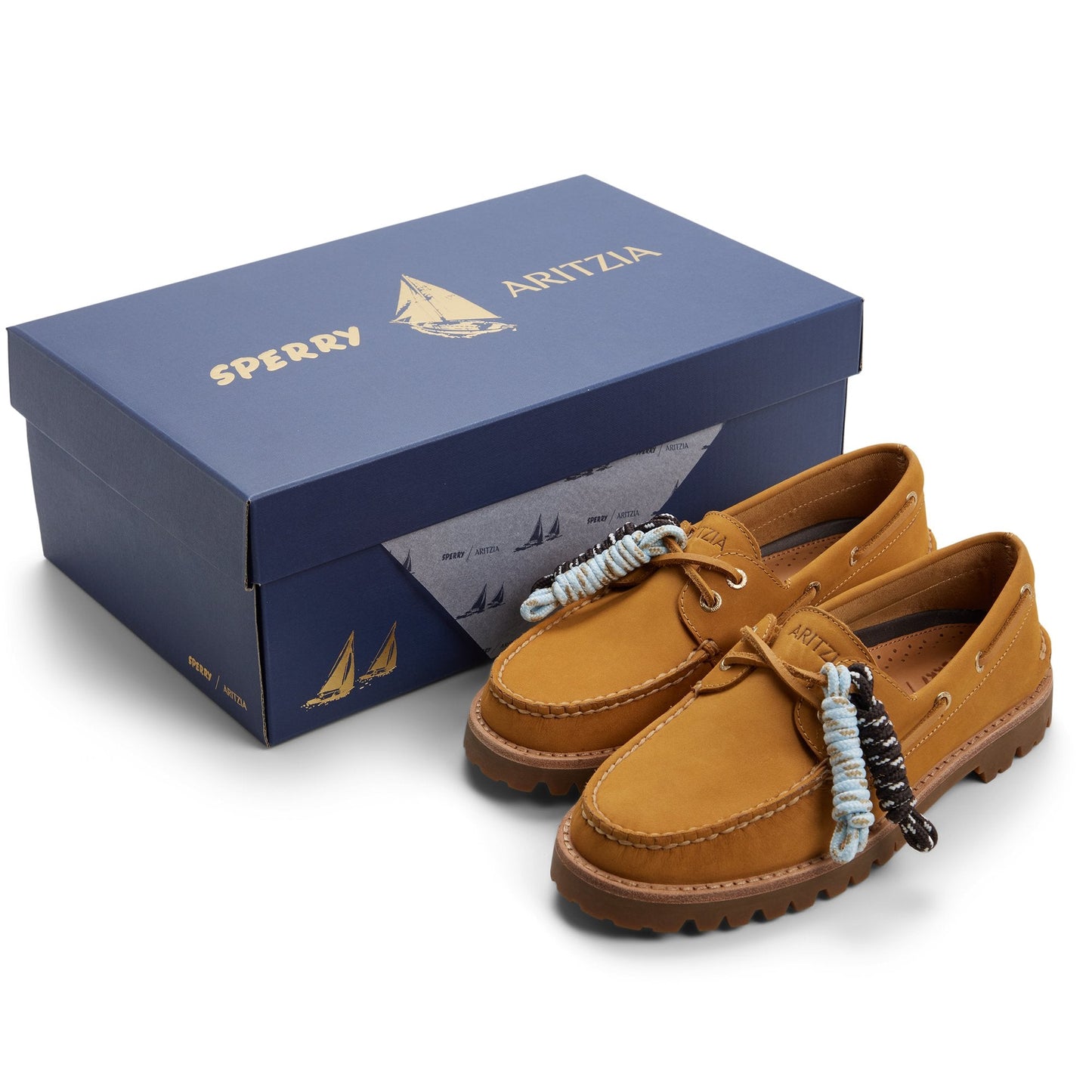 Sperry Sperry x Aritzia Authentic Original 2 Eye Lug Wheat