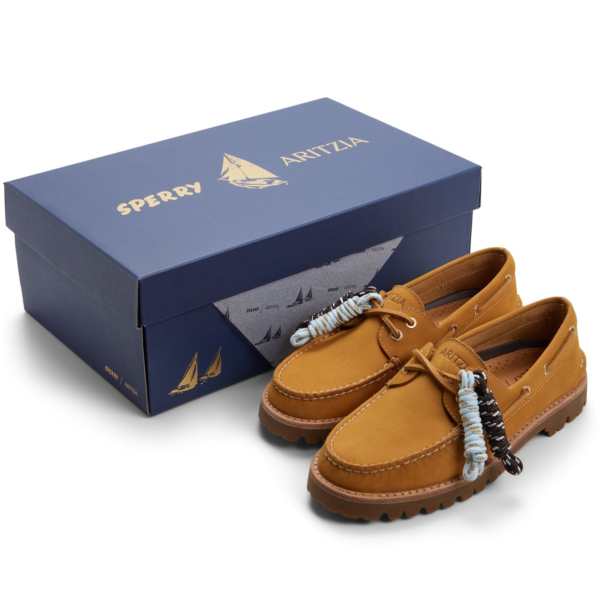 Sperry Sperry x Aritzia Authentic Original 2 Eye Lug Wheat