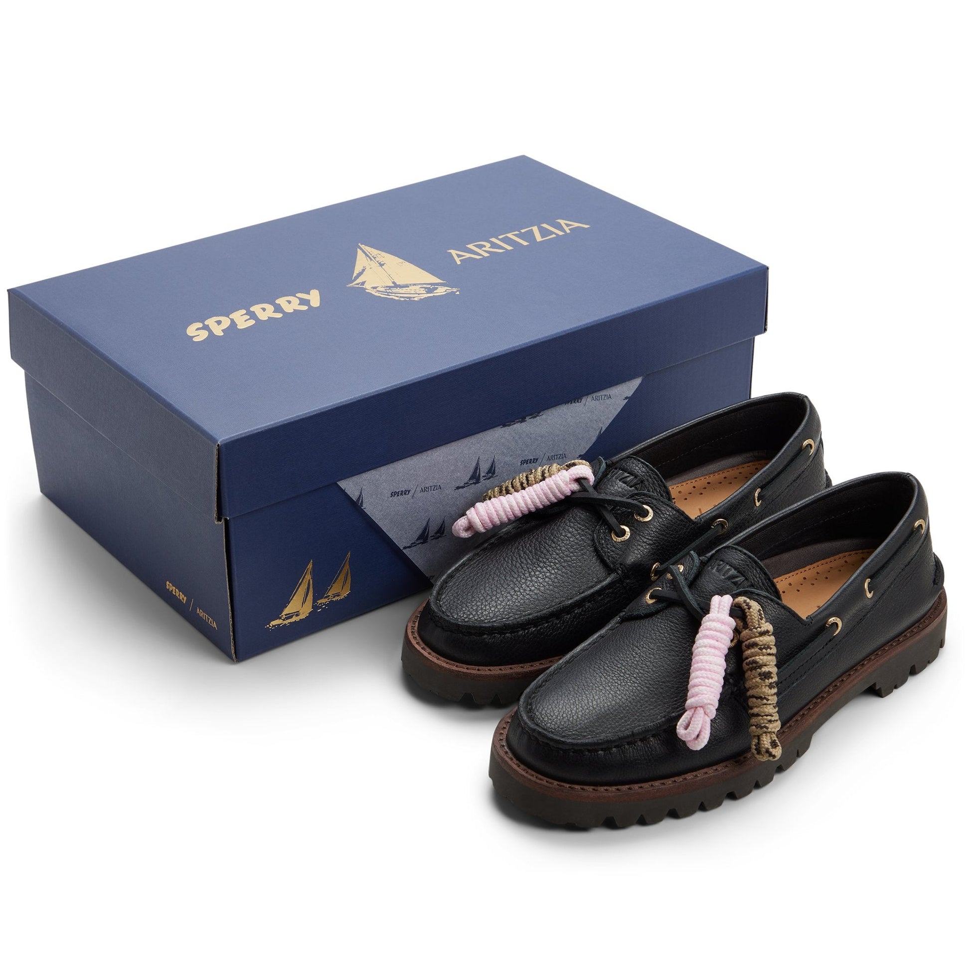 Sperry Sperry x Aritzia Authentic Original 2 Eye Lug Black
