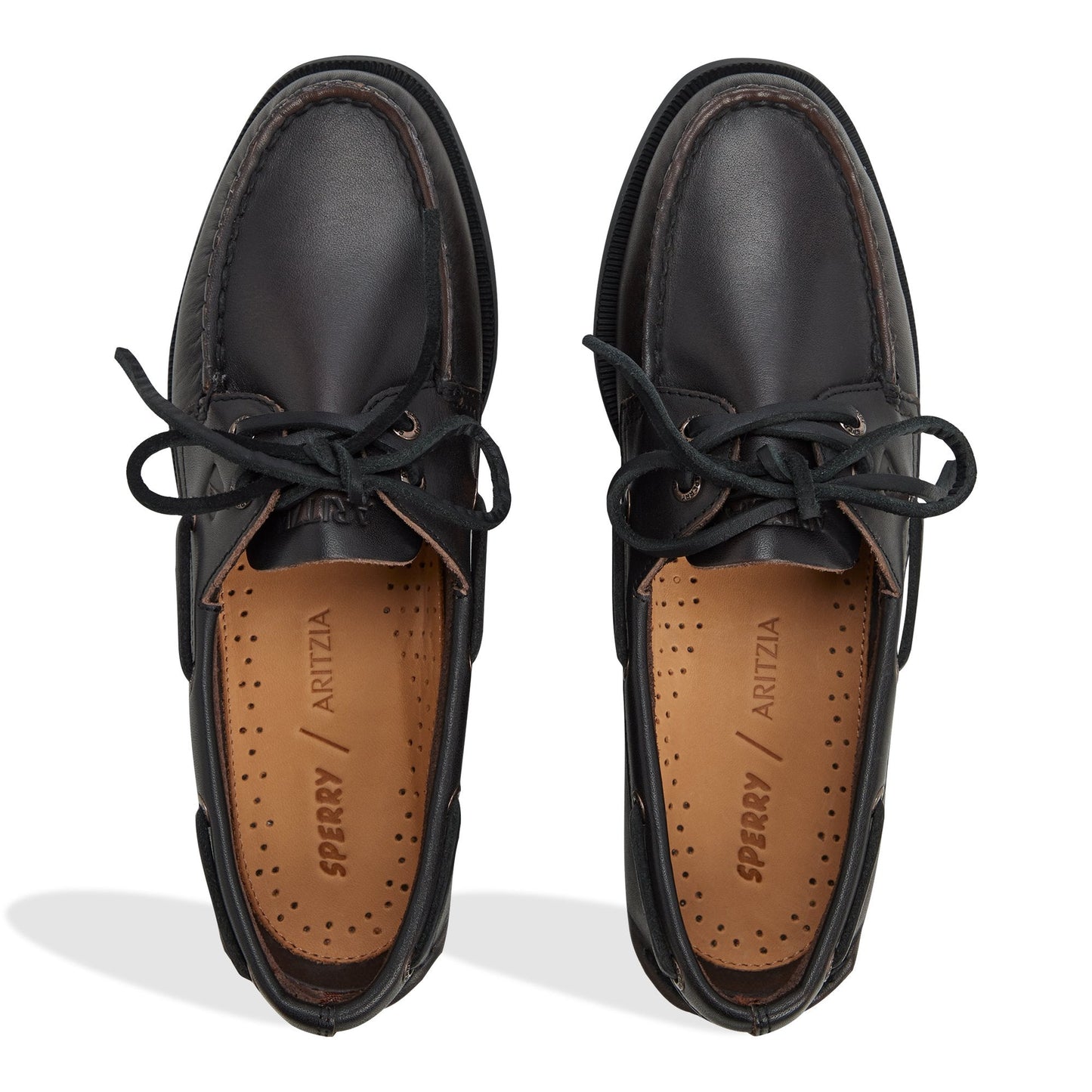 Sperry Sperry x Aritzia Authentic Original 2-Eye Boat Shoe Black combo