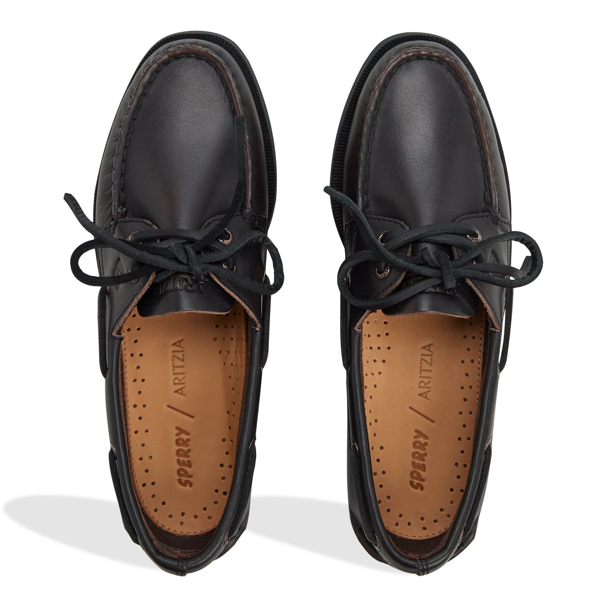 Sperry Sperry x Aritzia Authentic Original 2-Eye Boat Shoe Black combo
