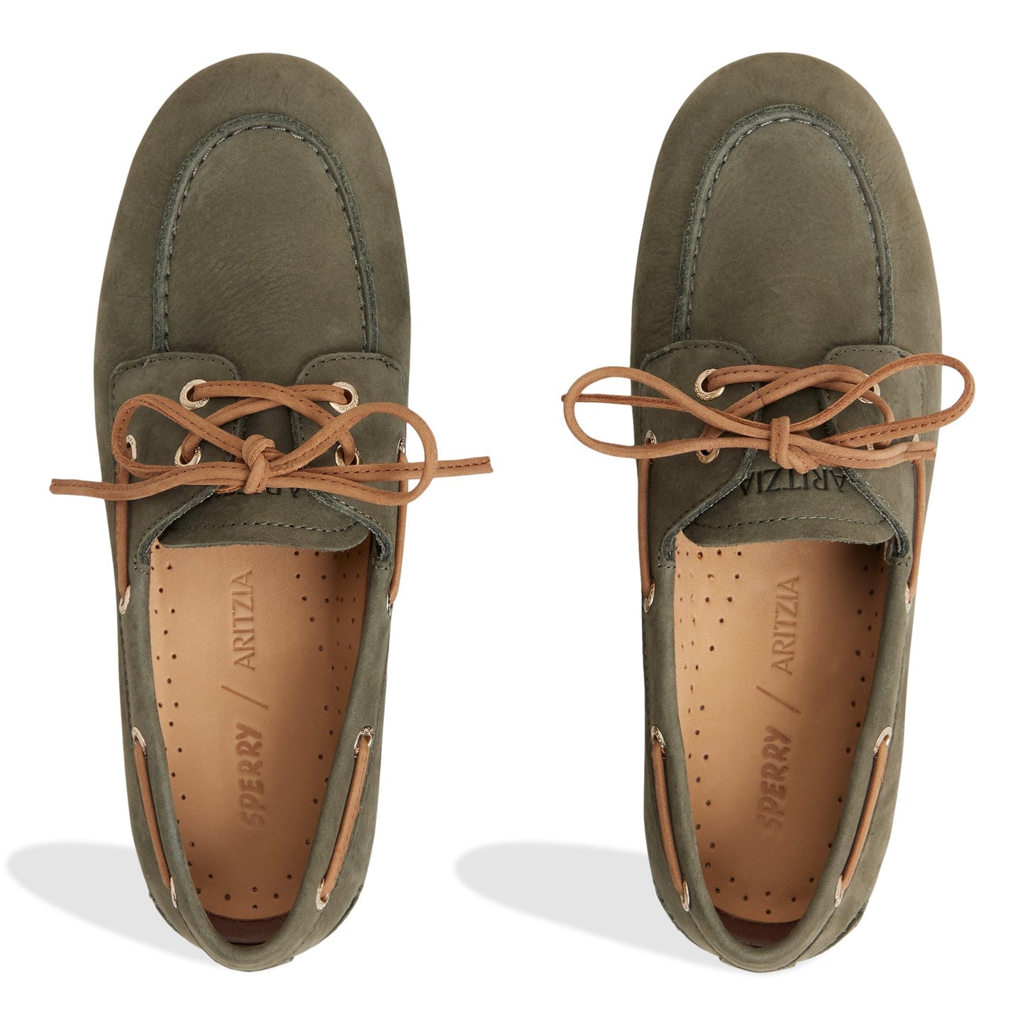 Sperry Sperry x Aritzia Slim Boat Shoe Olive
