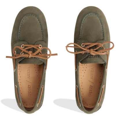 Sperry Sperry x Aritzia Slim Boat Shoe Olive