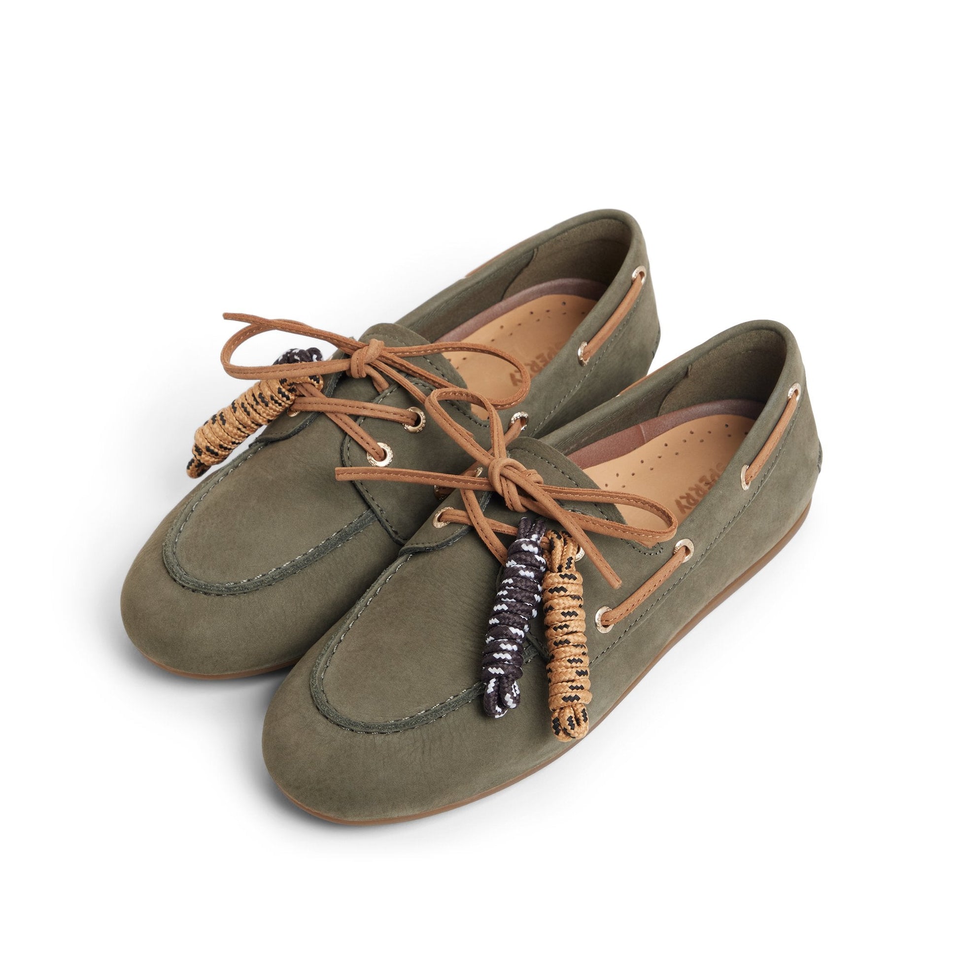 Sperry Sperry x Aritzia Slim Boat Shoe Olive