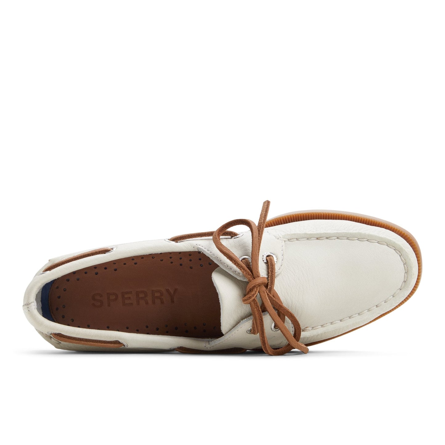 Sperry Authentic Original 2 Eye Boat Shoe White