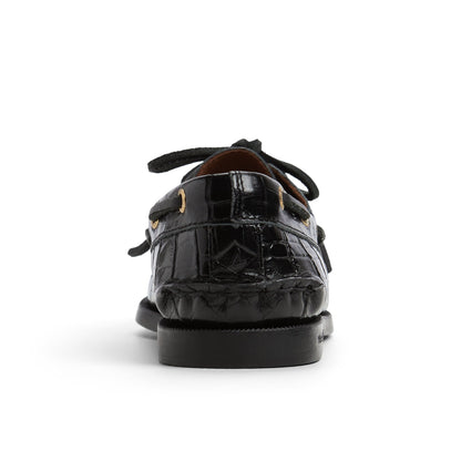 Sperry Authentic Original 2 Eye Boat Shoe Black