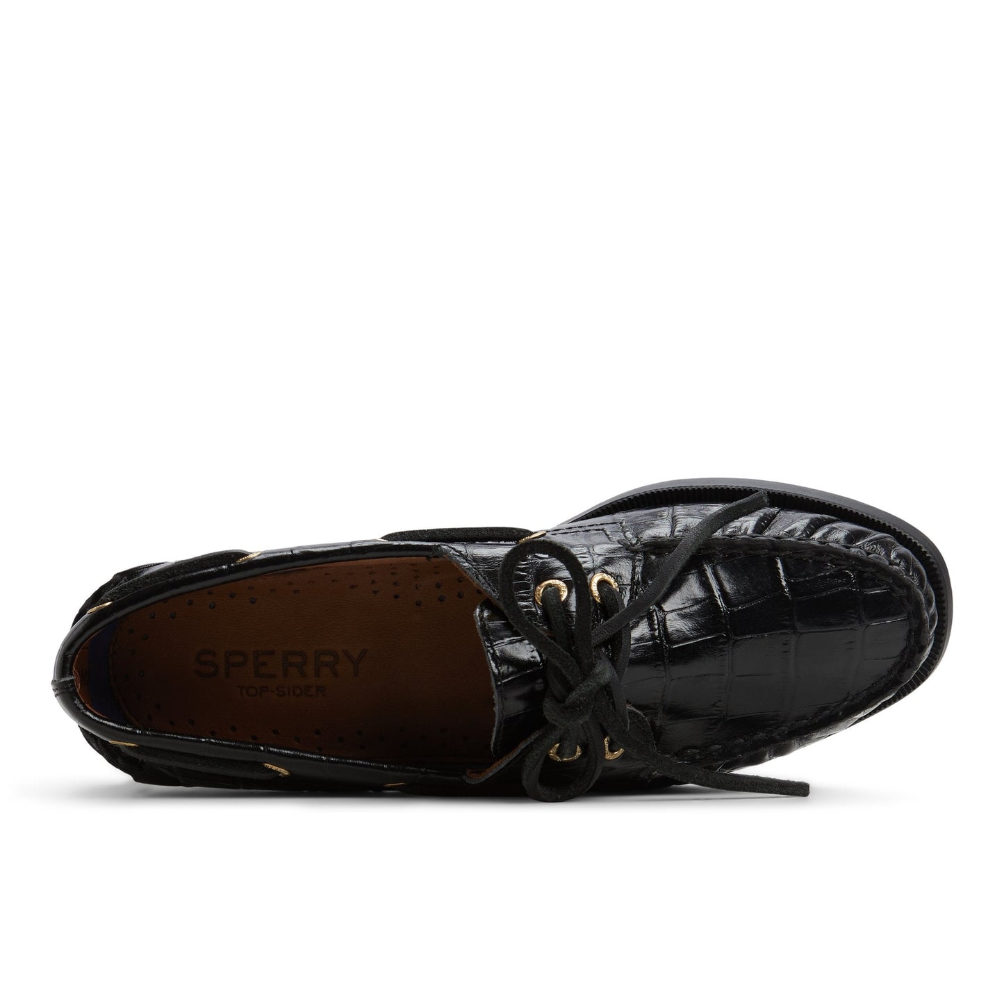 Sperry Authentic Original 2 Eye Boat Shoe Black