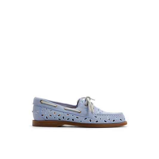 Sperry Authentic Original 2 Eye Embroidered Boat Shoe Light blue