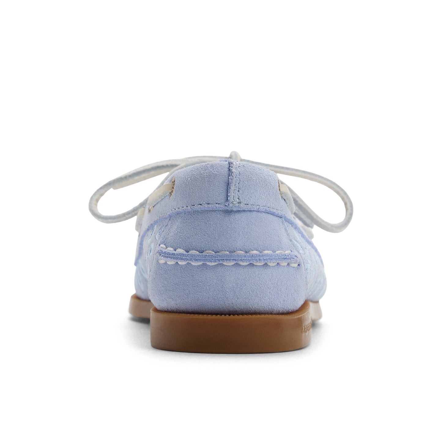 Sperry Authentic Original 2 Eye Embroidered Boat Shoe Light blue