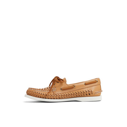 Sperry Authentic Original 2 Eye Woven Boat Shoe Tan