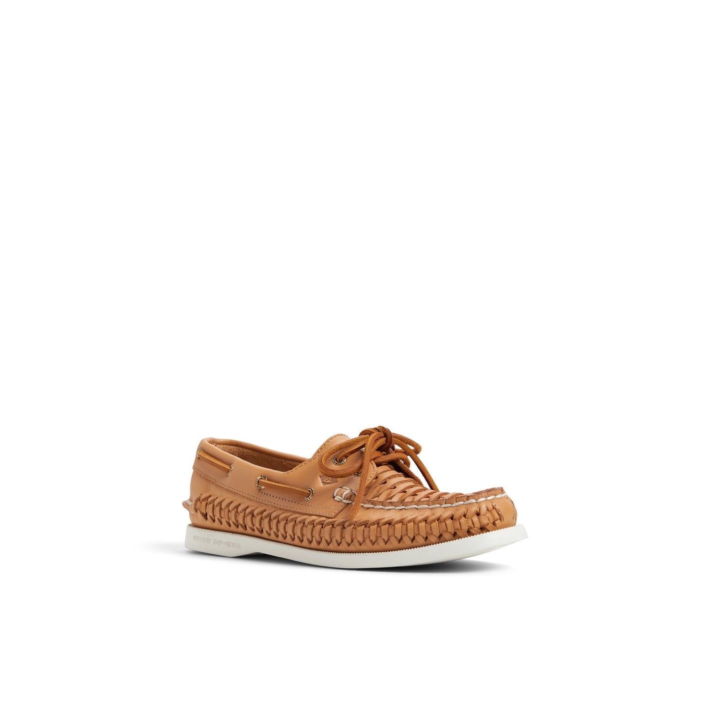 Sperry Authentic Original 2 Eye Woven Boat Shoe Tan