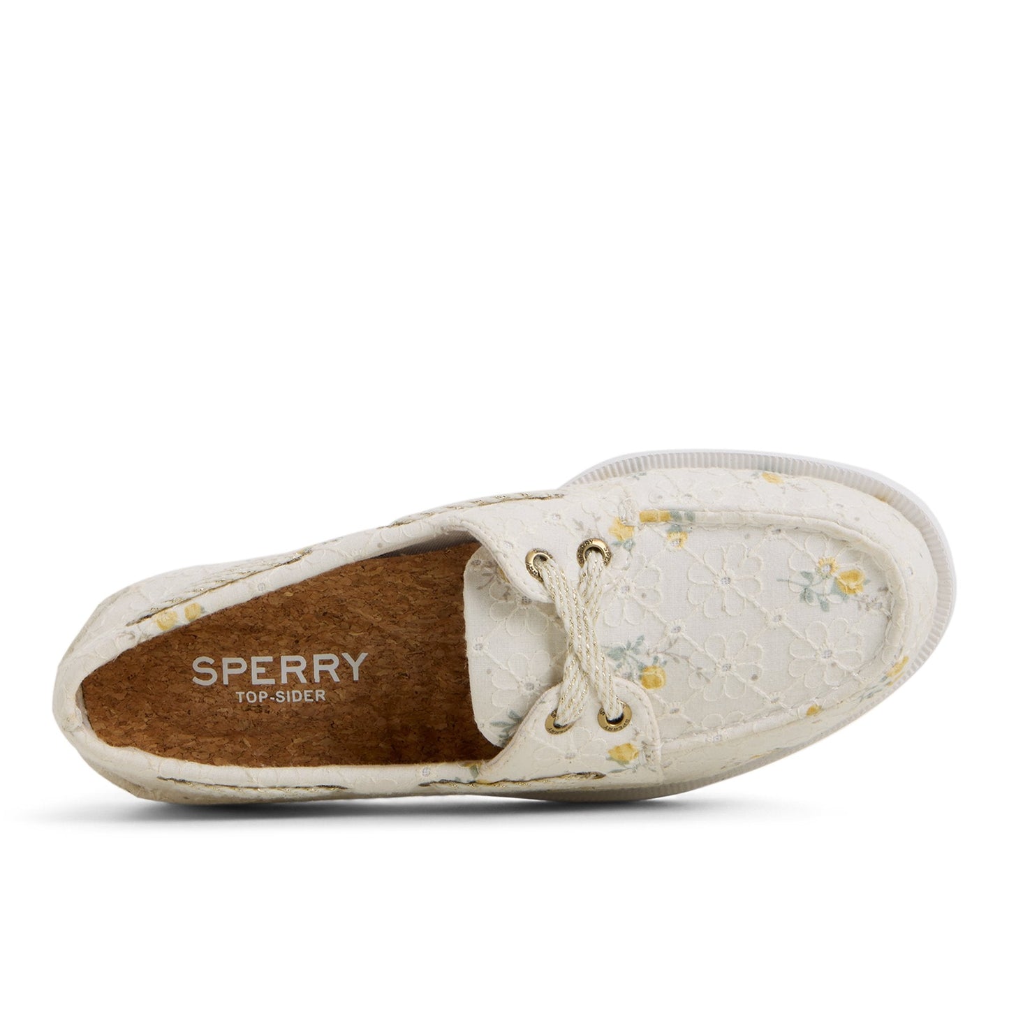 Sperry Authentic Original 2 Eye Lite Boat Shoe Cream