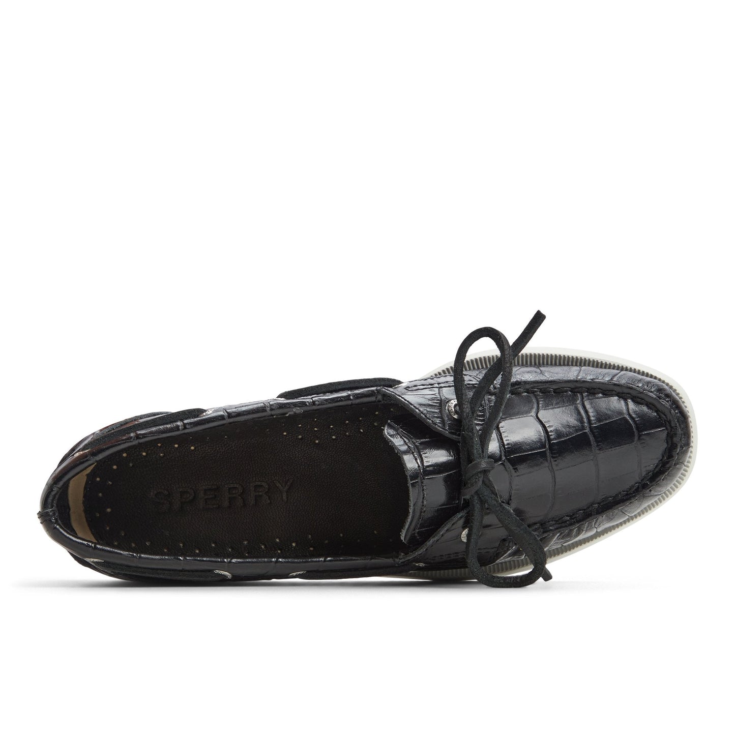 Sperry Authentic Original 1 Eye Boat Shoe Black