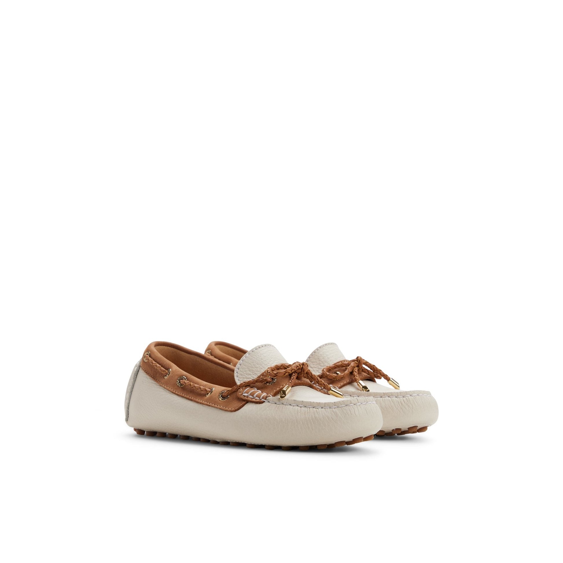 Sperry Gold Cup Driver Loafer White combo
