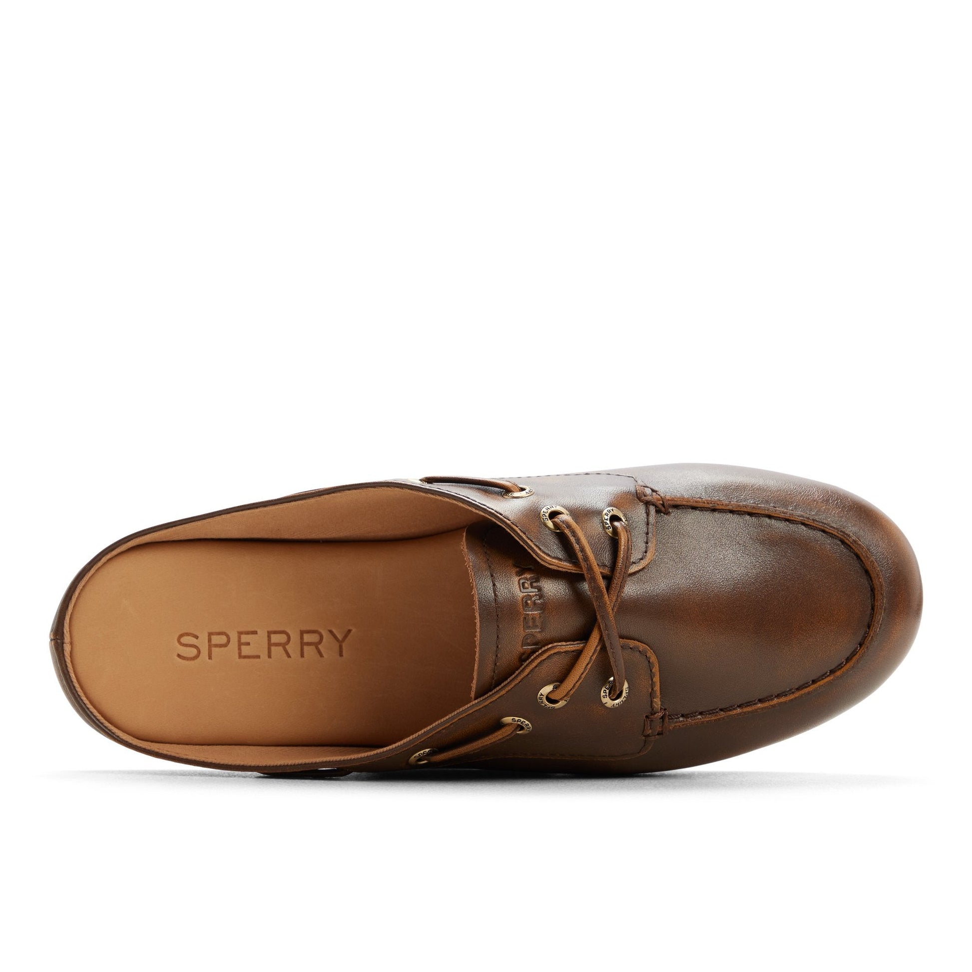 Sperry Slim Boat Mule Brown