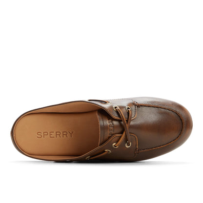 Sperry Slim Boat Mule Brown