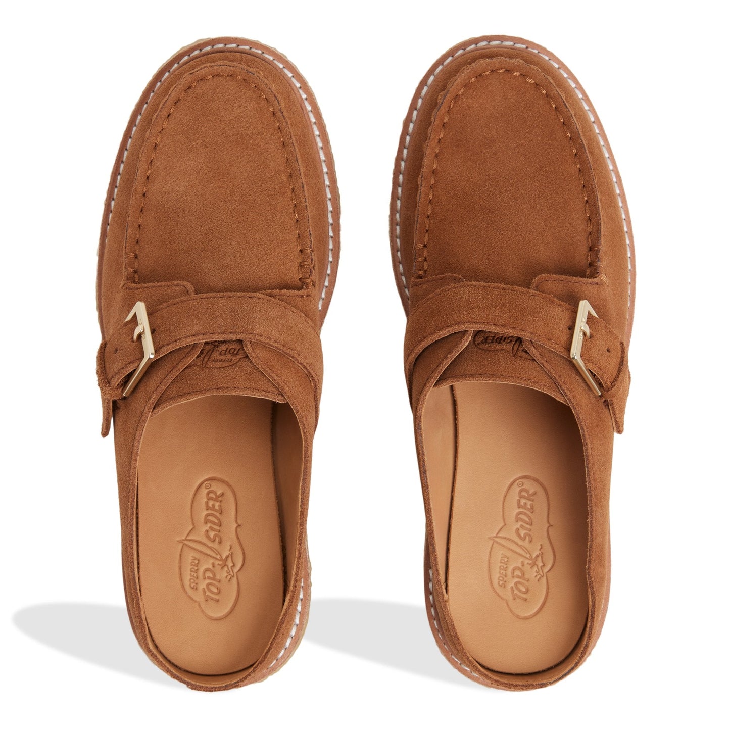 Sperry Captain's Oxford Mule Tan