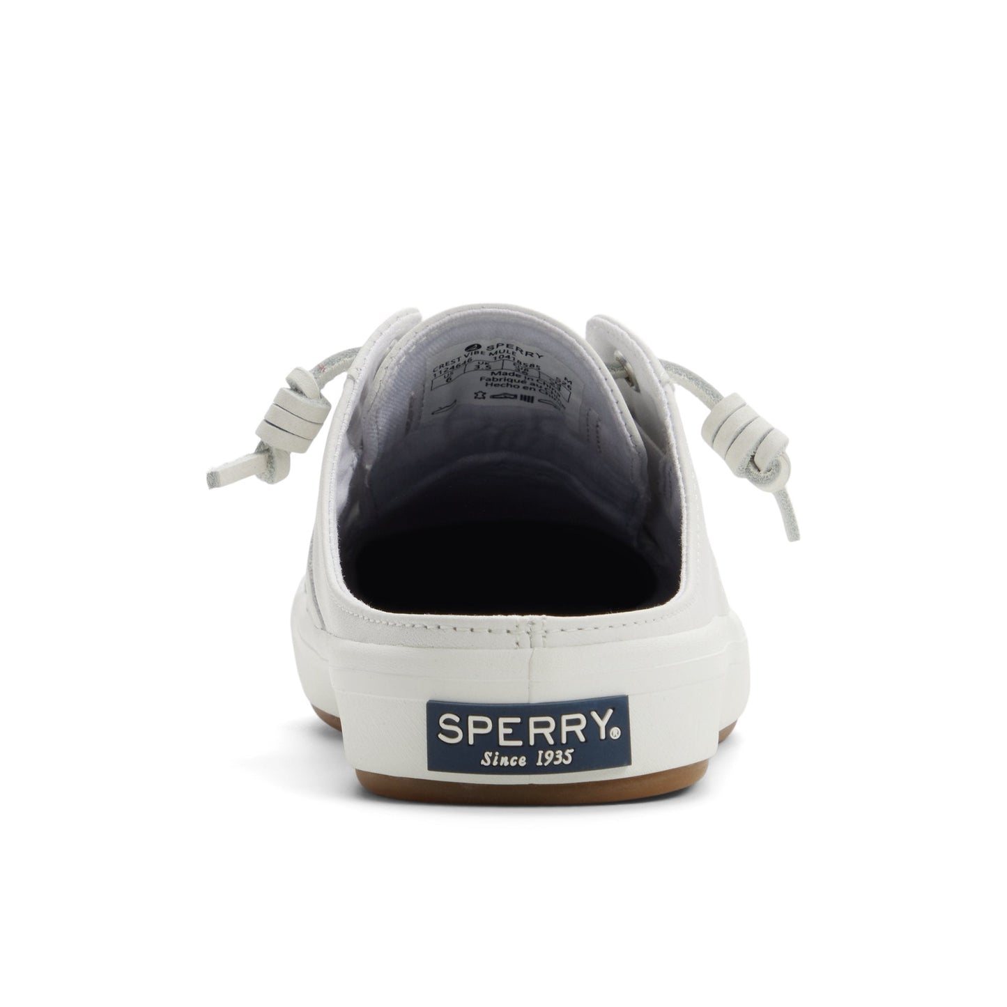 Sperry Crest Wave Mule Sneaker White