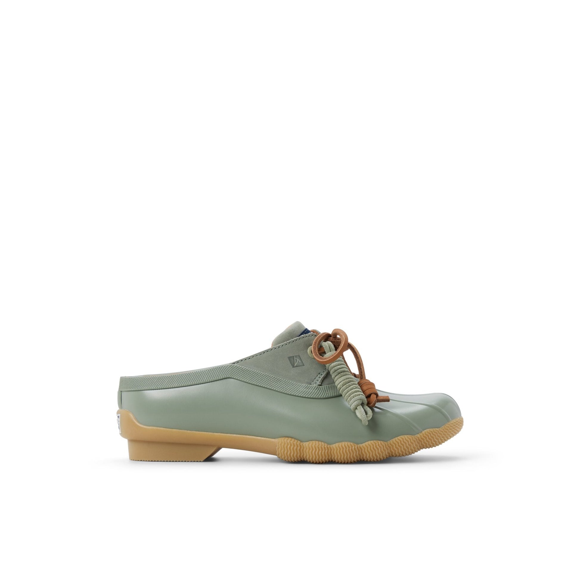 Sperry Saltwater Duck Mule Clog Olive