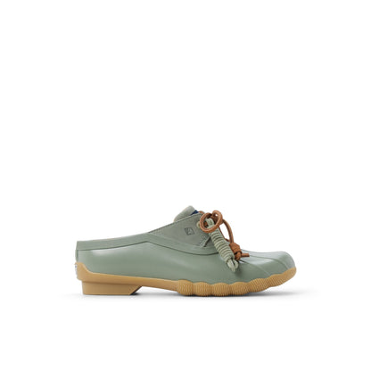 Sperry Saltwater Duck Mule Clog Olive