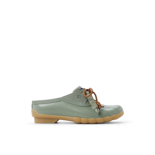 Sperry Saltwater Duck Mule Clog Olive